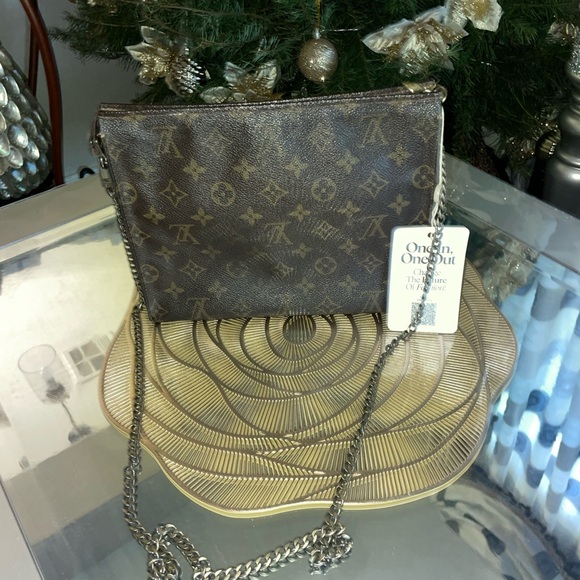 Louis Vuitton Brown Monogram Pouch - Picture 16 of 17